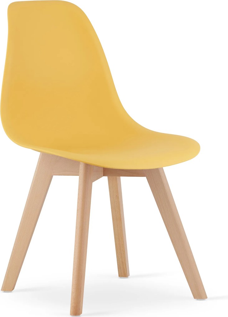 AKCIÓ Mustár színű KITO szék bükkfa lábakkal II. osztály