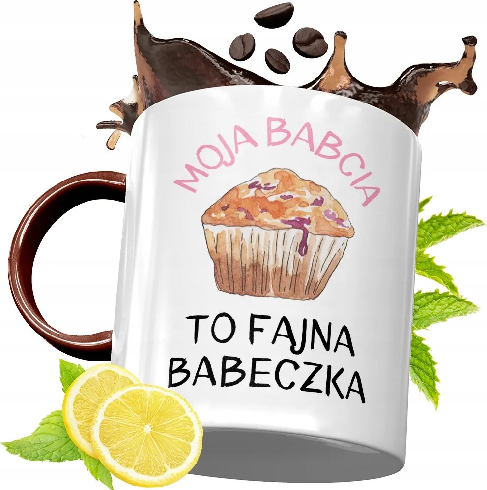 Bordó Bögre Nagymamáknak Születésnapi Ajándék fényképes nyomtatással