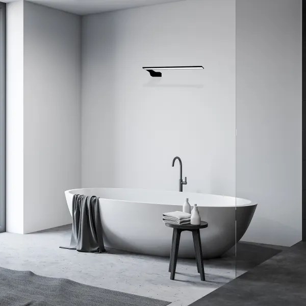 LED fürdőszobai fali lámpatest SHINE LED/11W/230V 45 cm IP44 fekete