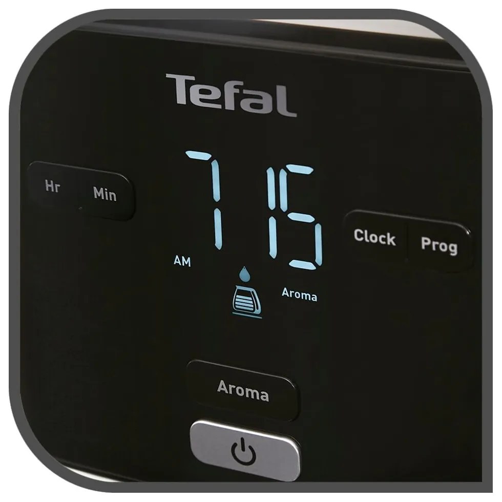 Fekete filteres kávéfőző Smart'n'light CM600810 – Tefal