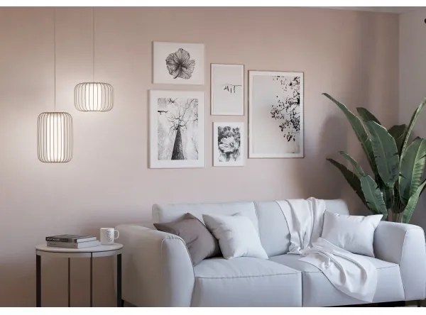 Eglo 900866 - Csillár zsinóron TERRAROSA 1xE27/40W/230V átm. 24 cm