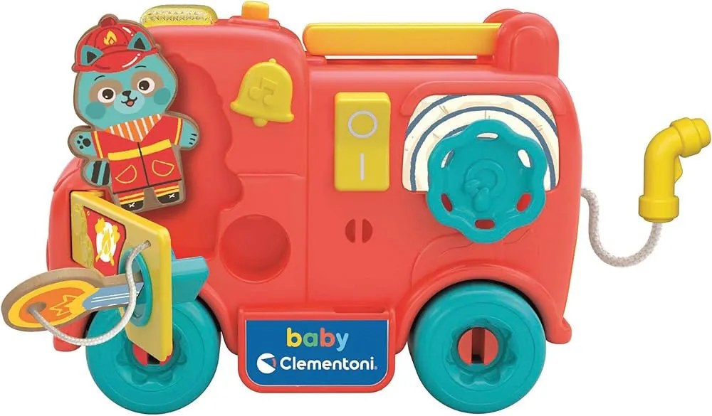 Tűzoltóautó Montessori baba játék Clementoni