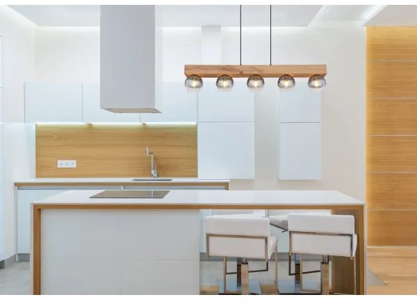 Globo 15656-5H - MOITAS 5xE27/40W/230V függeszték kábellel