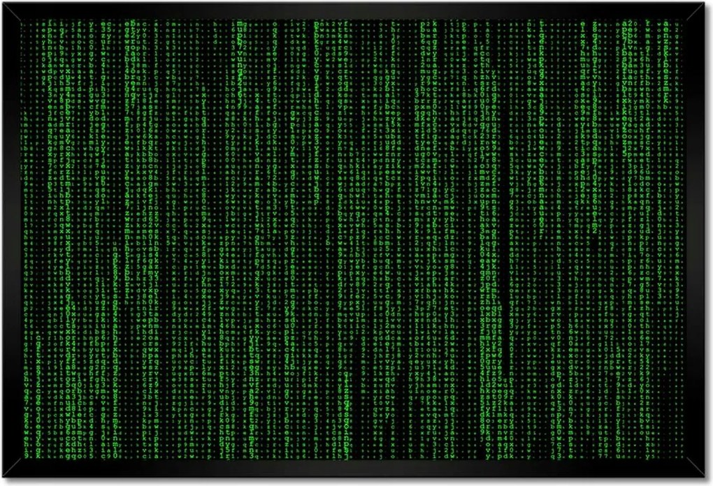 Poszterek keretben 60x40 Kód programozás Tábla