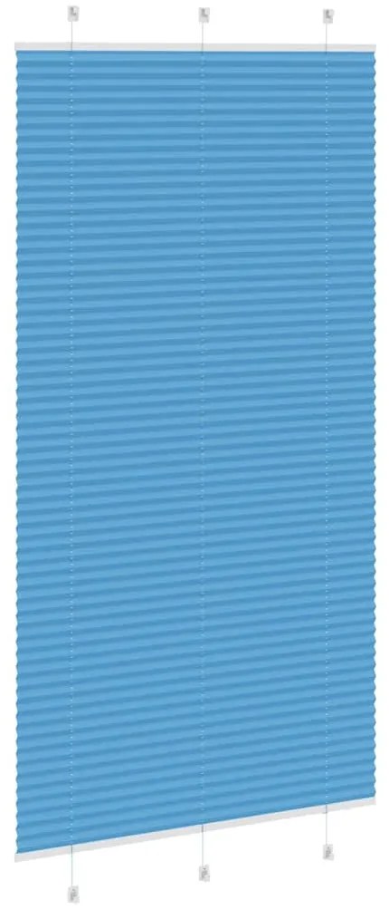 pliszírozott redőny kék 105x200 cm Szövetszélesség 104,4 cm