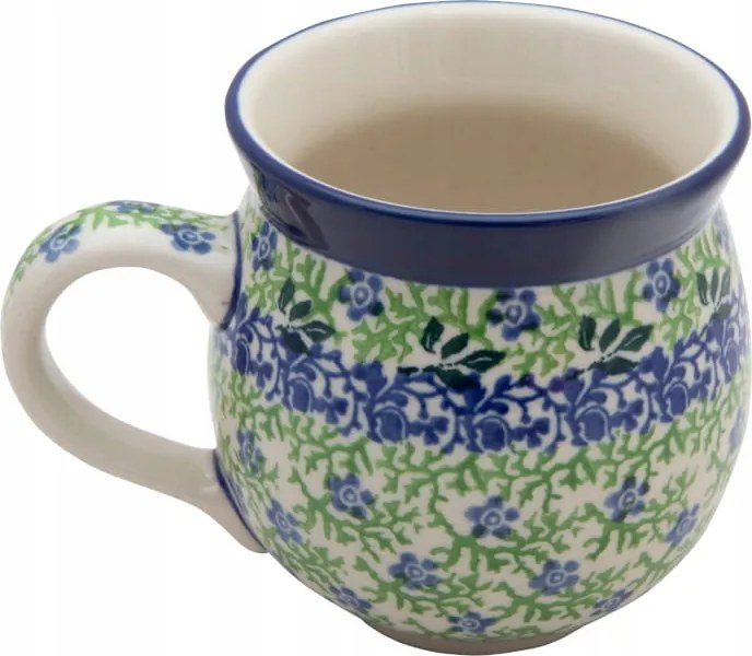 Cseh Bögre Hordó 330 ml Művészi kerámia Bolesławiec dek 1381