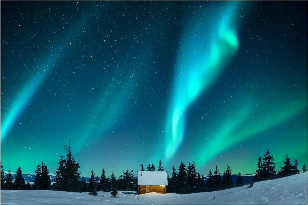 Kép - Aurora Borealis (90x60 cm)