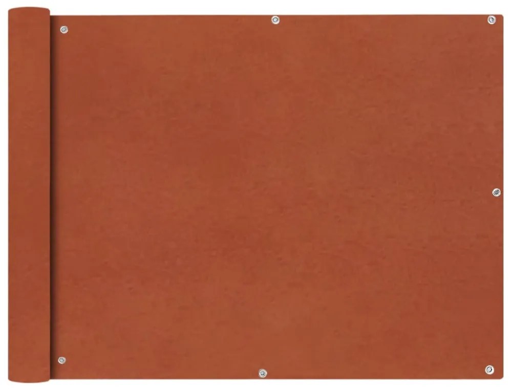 90x400 cm Terrakotta Oxford szövetű erkély ablak sötétítő