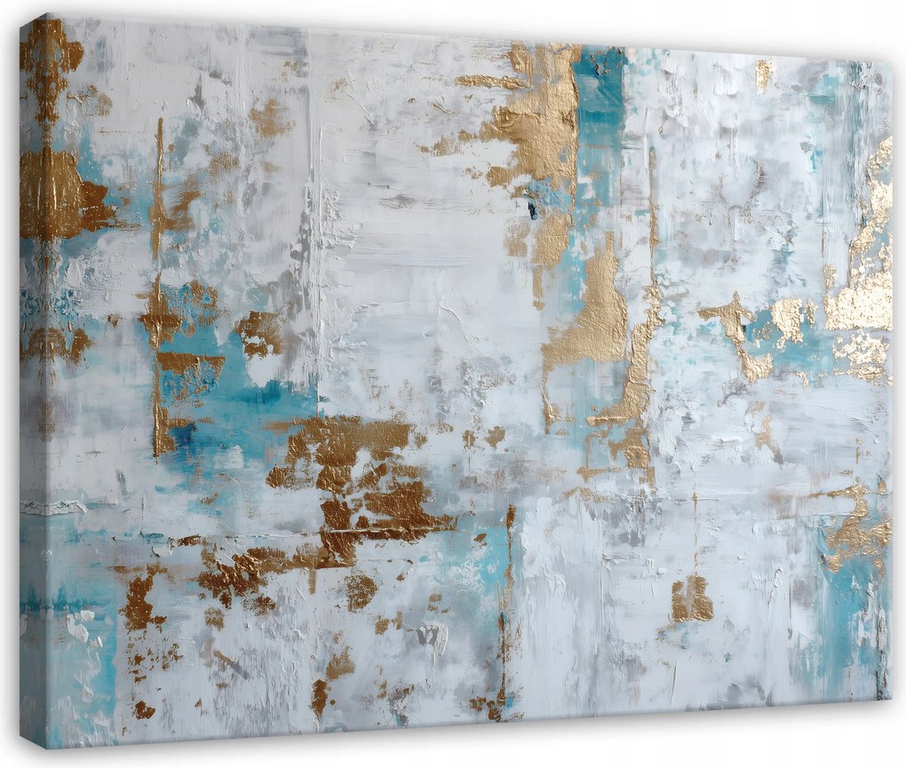 Vászonkép Absztrakt Arany Beton A Nappali Hálószobájába 60x40