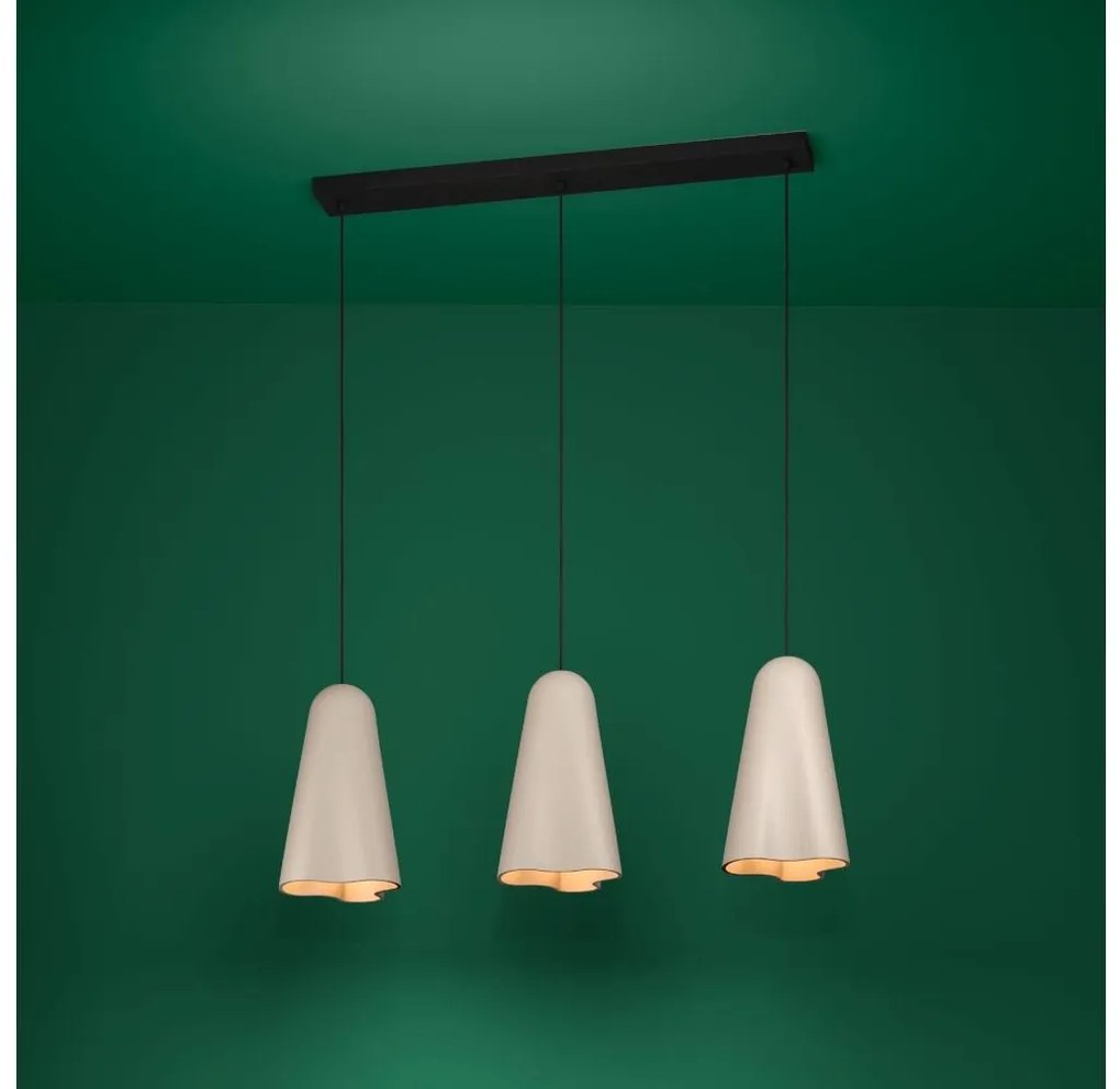 Eglo 390364 - Csillár zsinóron TOLLERIC 3xE27/40W/230V bézs