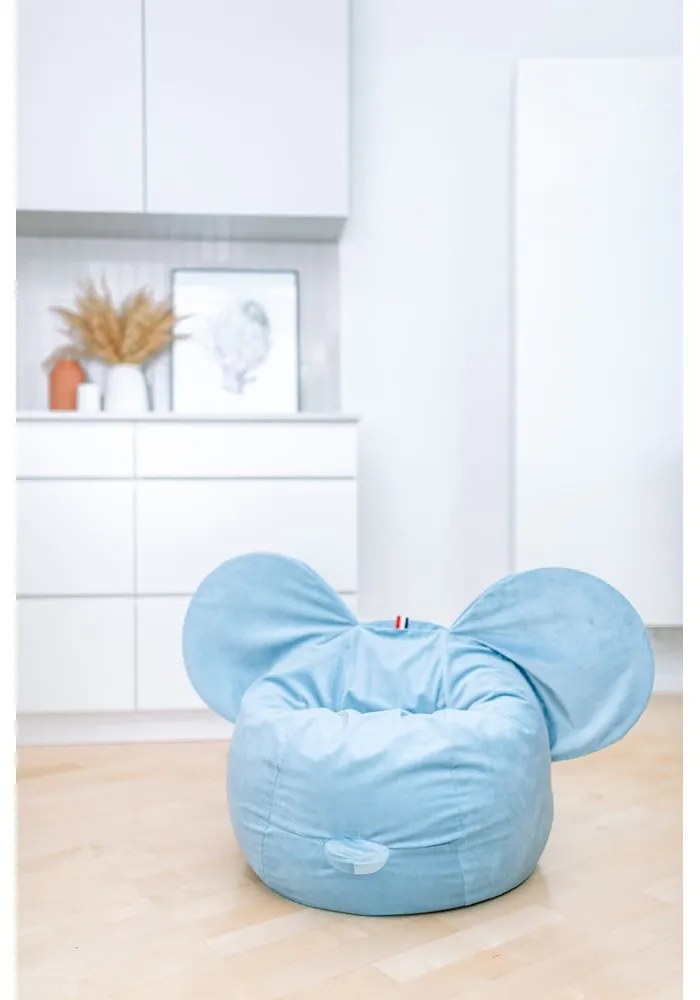 Kék gyerek babzsák Ears – The Brooklyn Kids