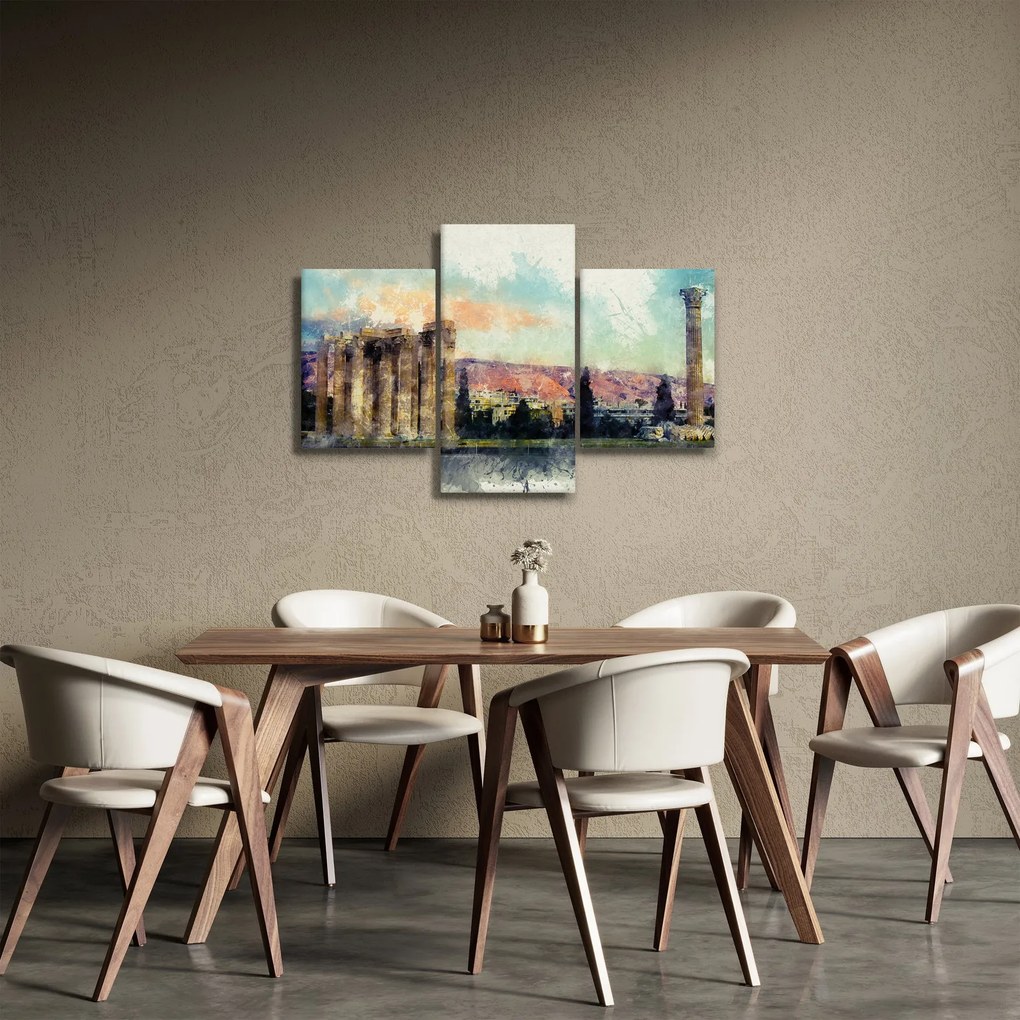 Kép - akropolisz, Athens, Görögország (90x60 cm)