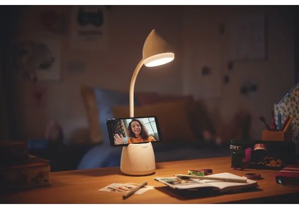 Philips HAT LED asztali lámpa, 4,5W, 5V, 3000-5700K, CRI 90, érintős