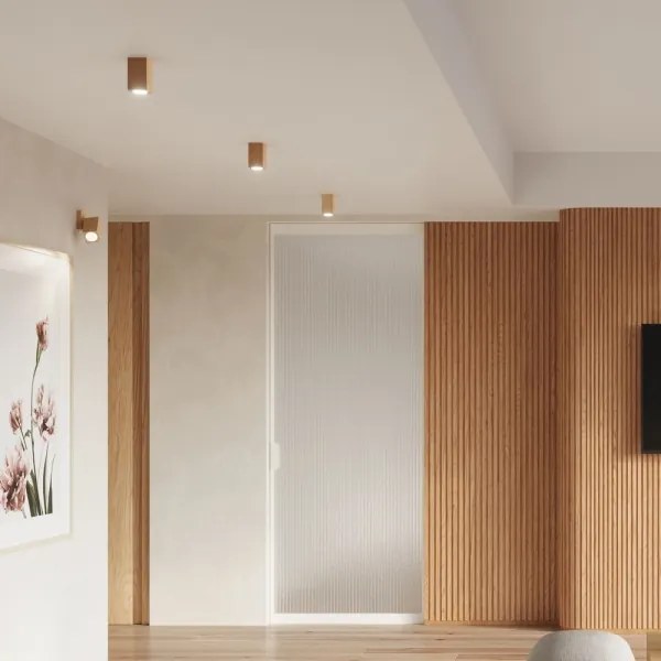 Sollux SL.1041 - Spotlámpa KEKE 1xGU10/40W/230V 30 cm tölgy