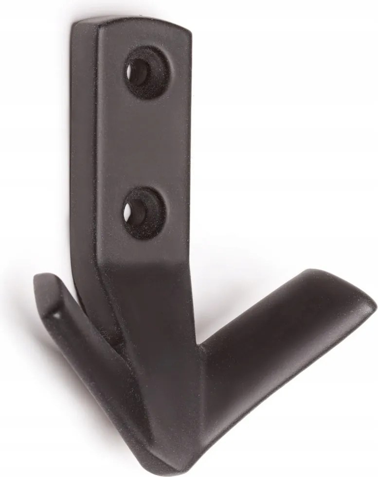 Bútorakasztó dupla fali horgony akasztó WR08 Fekete