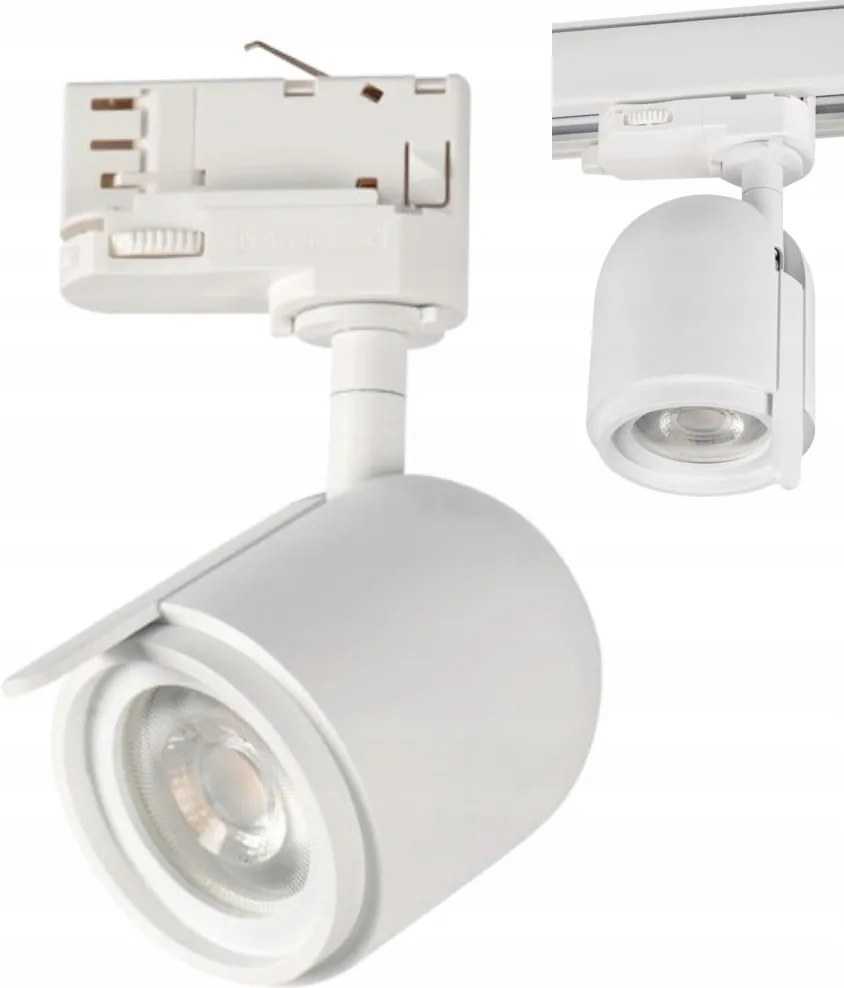 Led Reflektor Sínes projektor Sínre szerelhető lámpatest ATL3 GU10 10W Fehér Kanlux