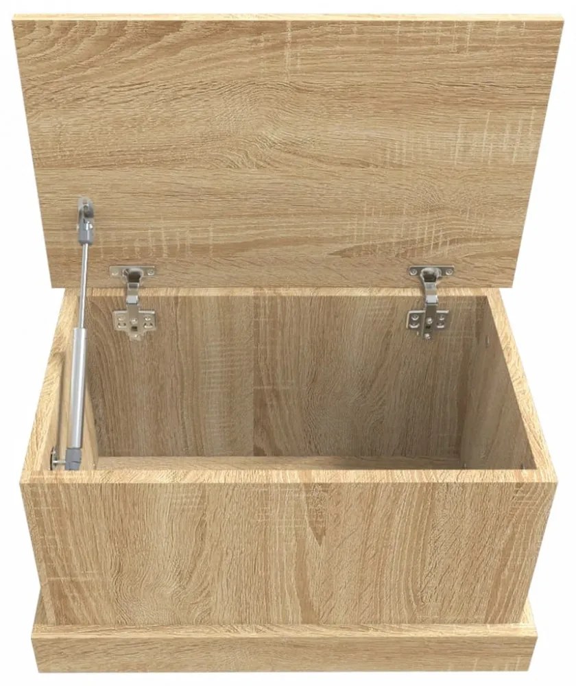 sonoma tölgyfa tárolóláda 50 x 30 x 28 cm