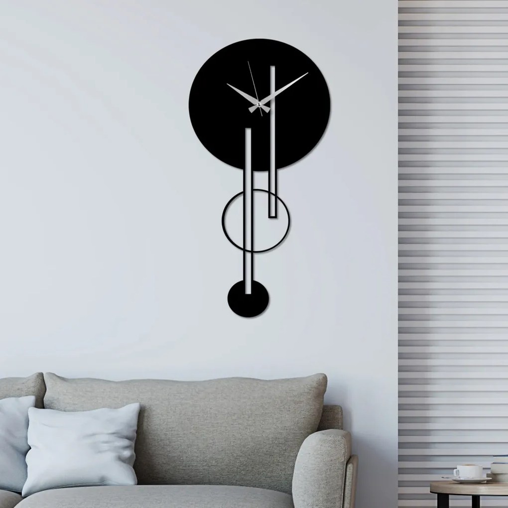 Full fém falióra, 62×32 cm
