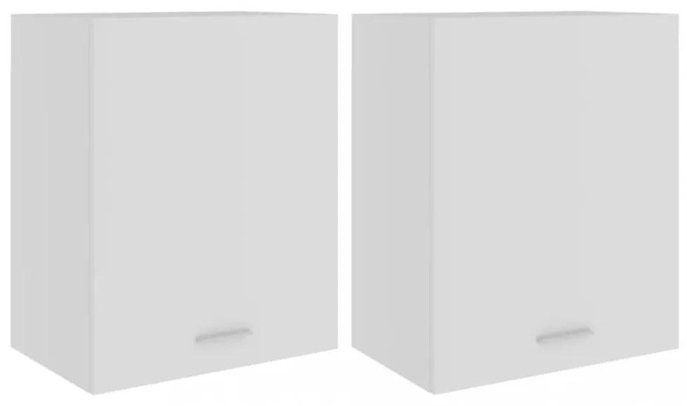 “Lyon” 2 db fehér szerelt fa függő szekrény 50 x 31 x 60 cm