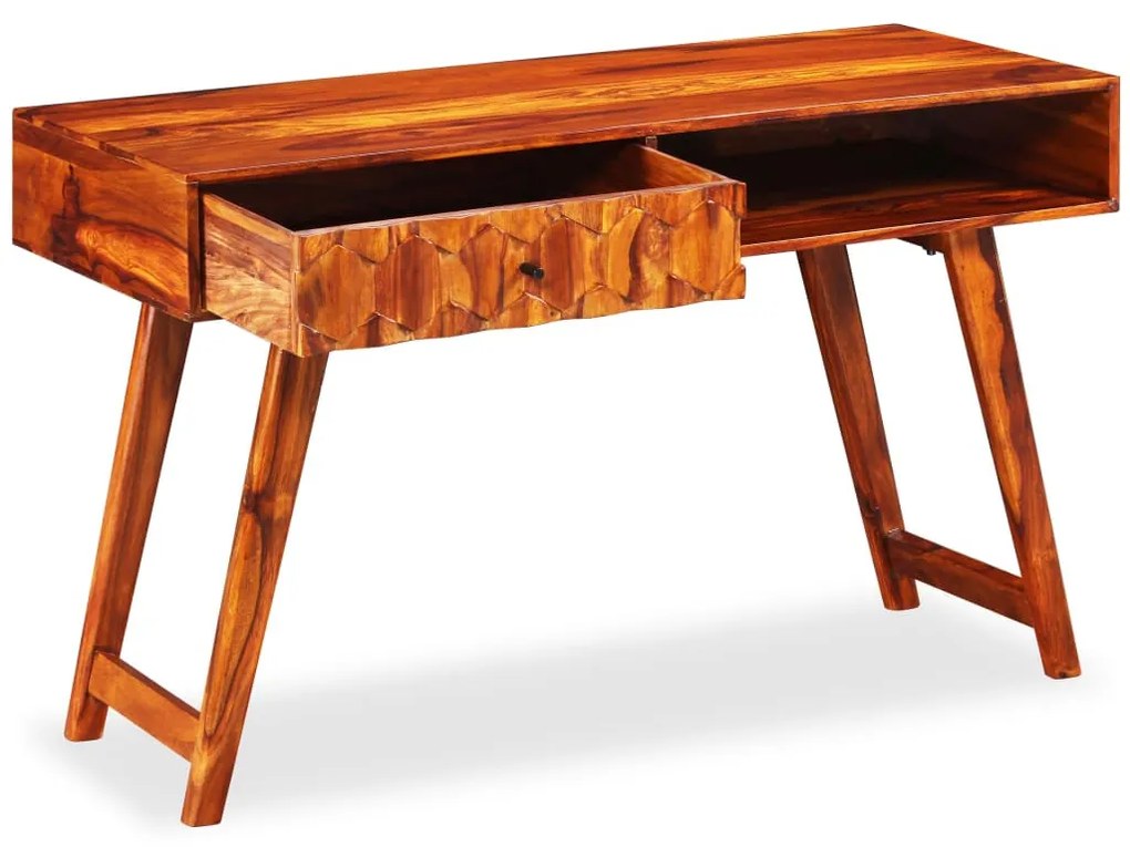 Tömör kelet-indiai rózsafa íróasztal 118 x 50 x 76 cm
