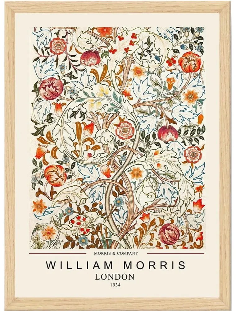 Keretezett poszter 35x45 cm William Morris – Wallity