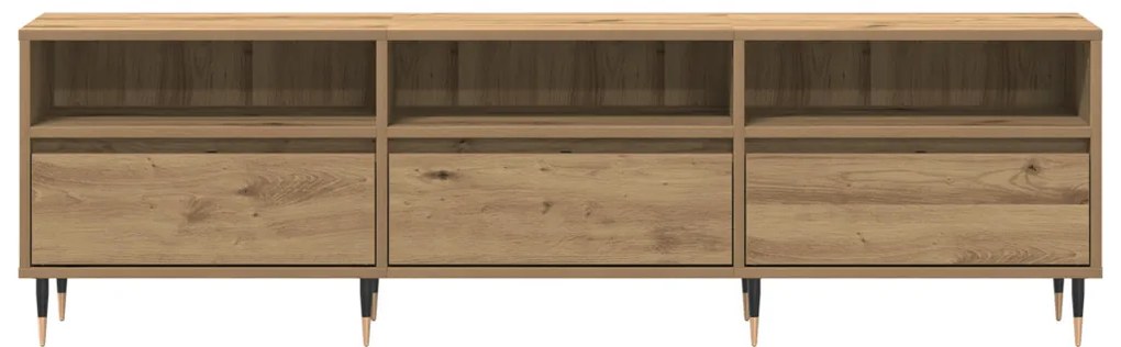 vidaXL TV szekrény Artisan tölgy 150 x 30 x 45 cm Faanyag