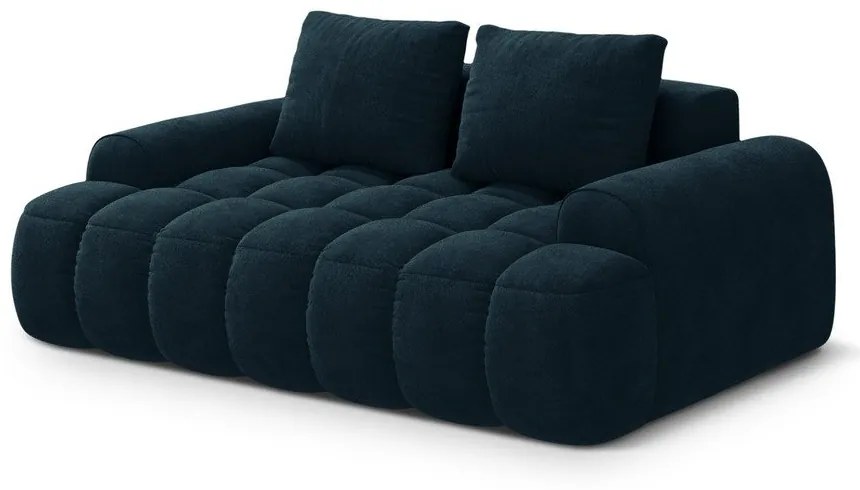 Petróleum színű bársony kanapé 175 cm Linz – Cosmopolitan Design