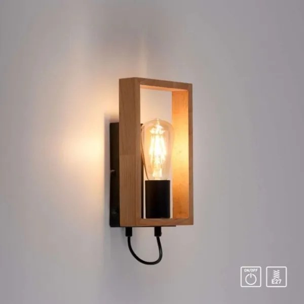 Leuchten Direkt 15654-18 - Fali lámpa FRANKY 1xE27/60W/230V