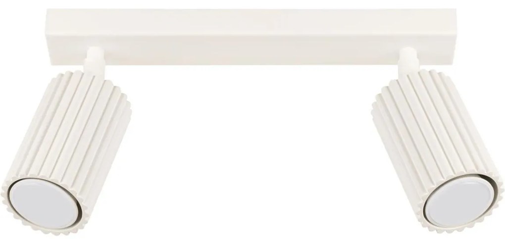 Sollux SL.1599 - Spotlámpa KARBON 2xGU10/10W/230V krémes