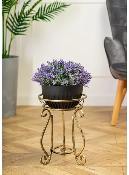 Virágállvány 37x29 cm arany