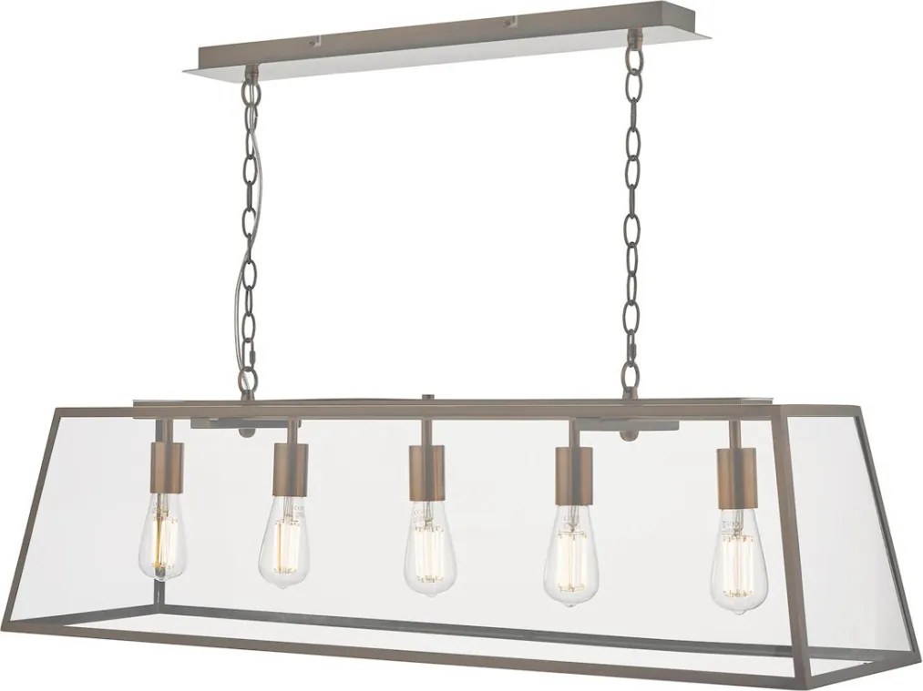 Dar Lighting ACADEMY ACA0564 Függőlámpa 5x60W/E27