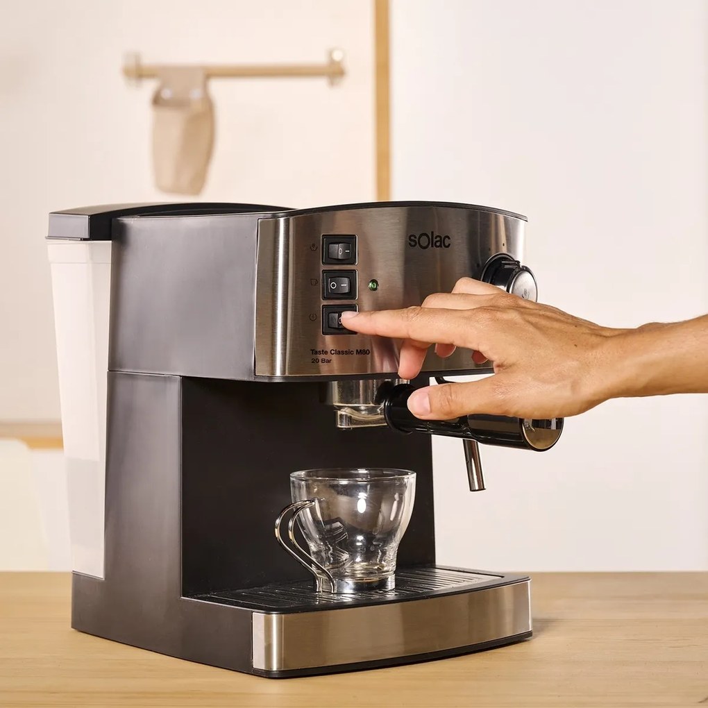 Solac CE4483 eszpresszó Taste Classic M80 Inox