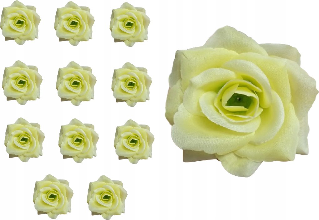 12 db Mesterséges rózsa csomó fej Mesterséges Virágok Rózsák Rügy