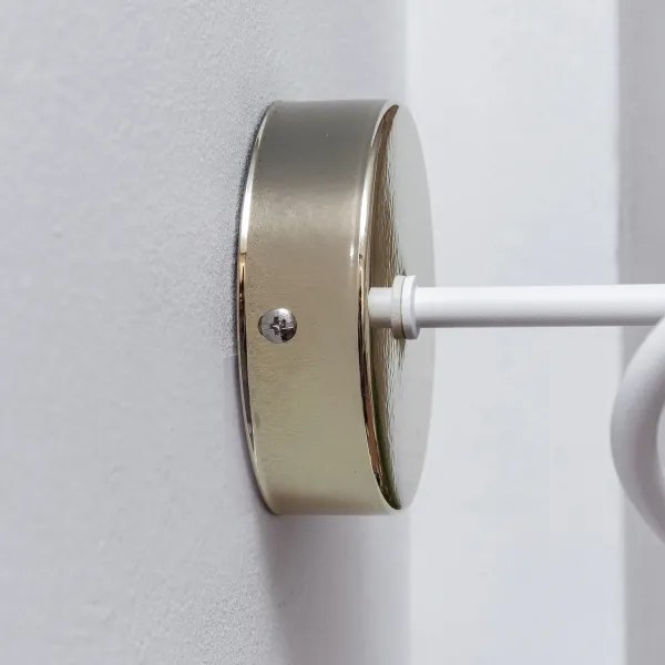 OXFORD fali lámpa 1xE27/15W/230V arany/fehér