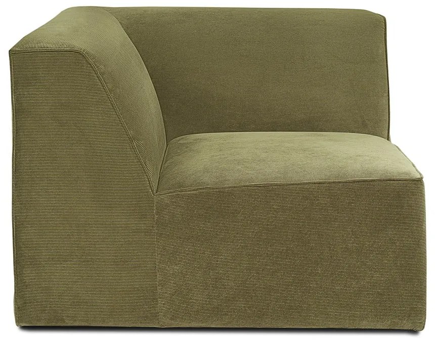 Sting zöld kordbársony kanapé modul - Scandic