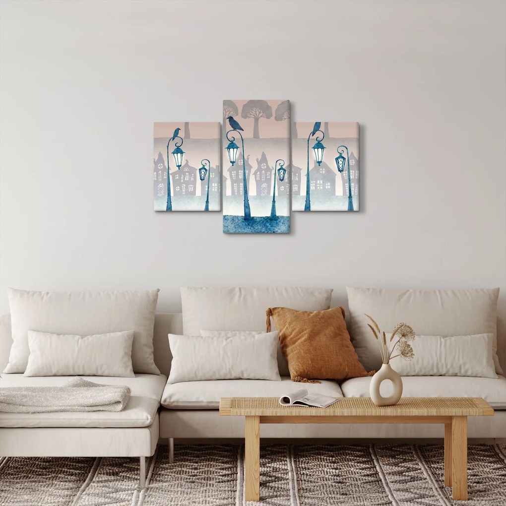 Kép -A hollók őrzik a várost (90x60 cm)