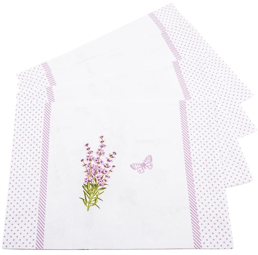 Levendula 2020 alátét, 33 x 45 cm, 4 db-os szett