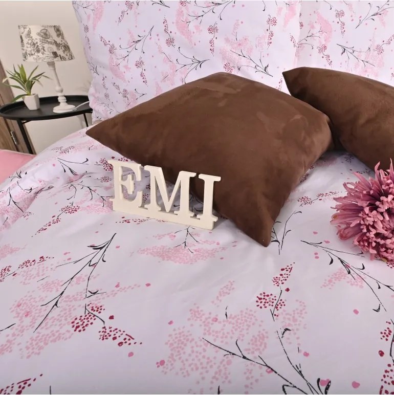 EMI Sakura pamut ágyneműhuzat, A standard egyszemélyes ágy szett tartalma: 1x 140x200 + 1x 70x90