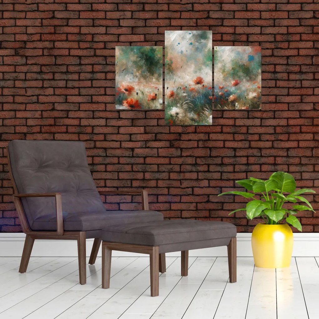 Kép – Pipacsmező absztrakciója (90x60 cm)
