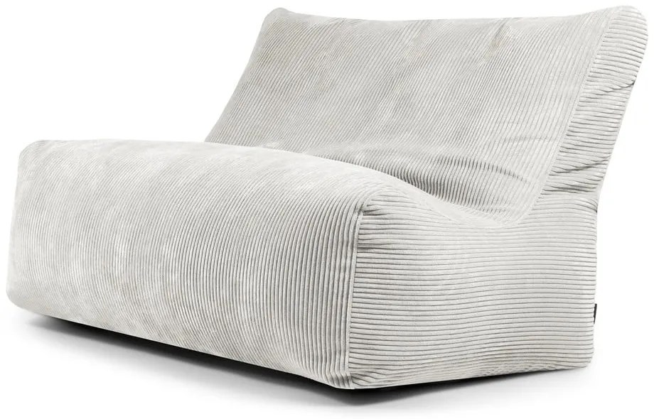 Krémszínű kordbársony babzsákfotel Sofa Seat Lounge – SLOWDOWN