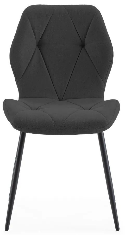 Fekete étkezőszék szett 4 db-os Luna – Marckeric