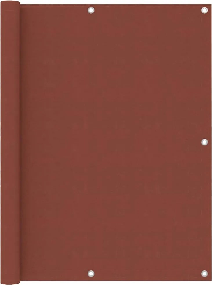 vidaXL terrakotta oxford-szövet erkélyparaván 120 x 400 cm