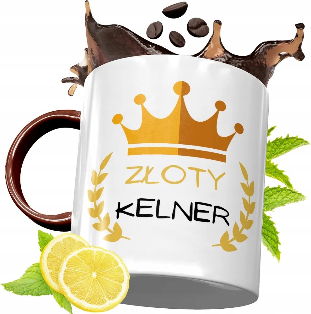 Bordó Bögre Pincérnek Születésnapra Ajándék fényképes nyomtatással