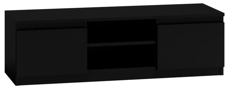 Baltrum RTV120 TV állvány, 120x36x40 cm, fekete
