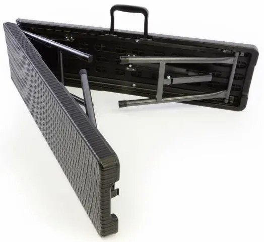 GARTHEN Kempingpad 180 cm fekete