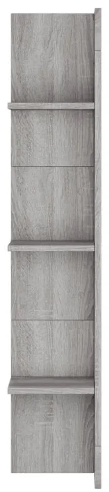 szürke sonoma színű szerelt fa TV-szekrény 152x22x113 cm