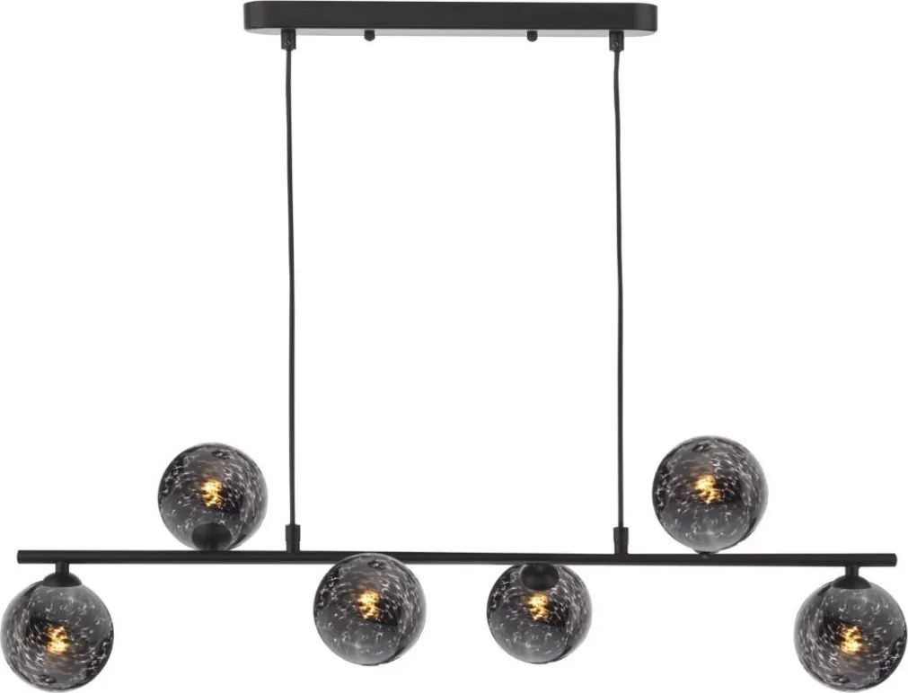 Dar Lighting Spiral SPI6422-21 Függőlámpa 6x40w/g9 ip20