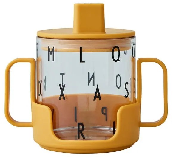 Grow With Your Cup mustársárga gyerekbögre - Design Letters