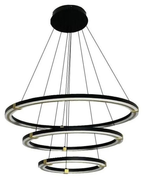 LED állítható fényerejű csillár kábellel LED/235W/230V 3000-6500K + DO