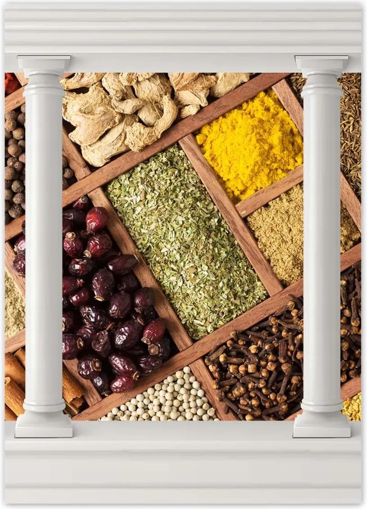 Poszterek 50x70 Fűszerek dobozban